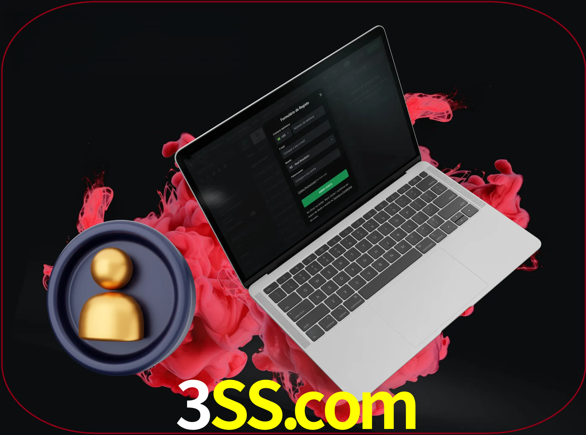 No cabeçalho do site 3ss, clique no botão que o levará a um formulário especial onde terá de introduzir as suas informações actuais.